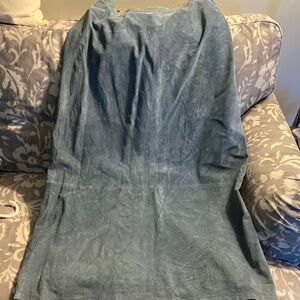 Elegant Blue Maxi Skirt